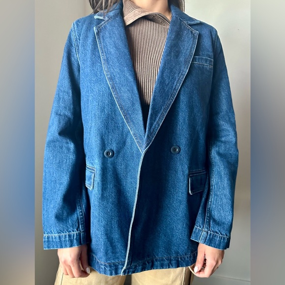 Madewell Jackets & Blazers - Brand new Madewell denim blazer for women. Size M